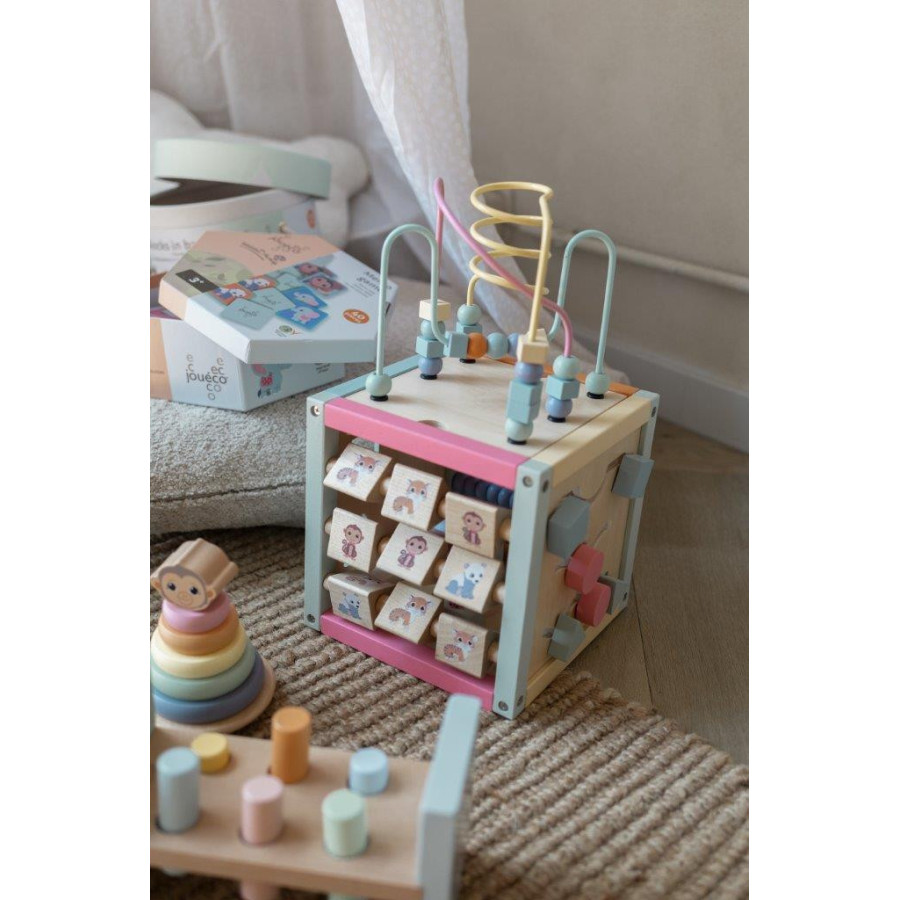 Kostka edukacyjna The Wildies Family / Joueco