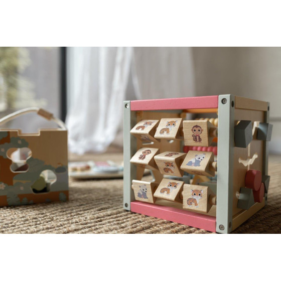 Kostka edukacyjna The Wildies Family / Joueco