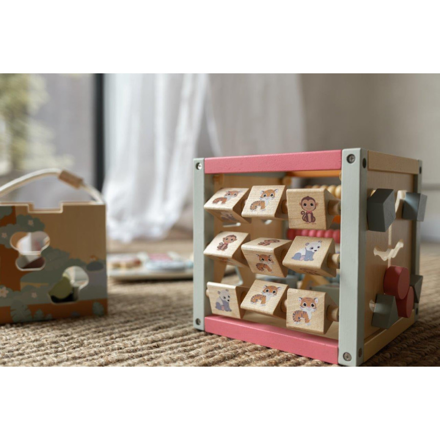 Kostka edukacyjna The Wildies Family / Joueco