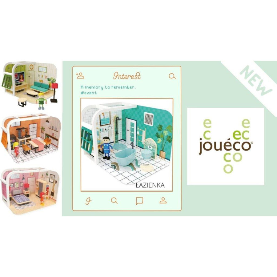 Domek dla lalek - Łazienka / Joueco