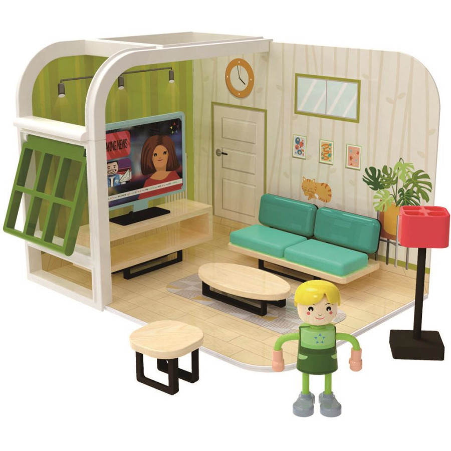 Domek dla lalek - Salon / Joueco Domek dla lalek - Salon / Joueco