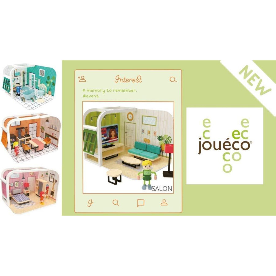 Domek dla lalek - Salon / Joueco