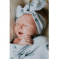 Zestaw BabyWrap Kokon + Czapeczka + Opaska Eukaliptus / Qbana Mama Zestaw BabyWrap Kokon + Czapeczka + Opaska Eukaliptus / Qbana Mama