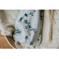 Zestaw BabyWrap Kokon + Czapeczka + Opaska Eukaliptus / Qbana Mama Zestaw BabyWrap Kokon + Czapeczka + Opaska Eukaliptus / Qbana Mama