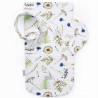 Zestaw BabyWrap Kokon + Czapeczka + Opaska Herbal / Qbana Mama