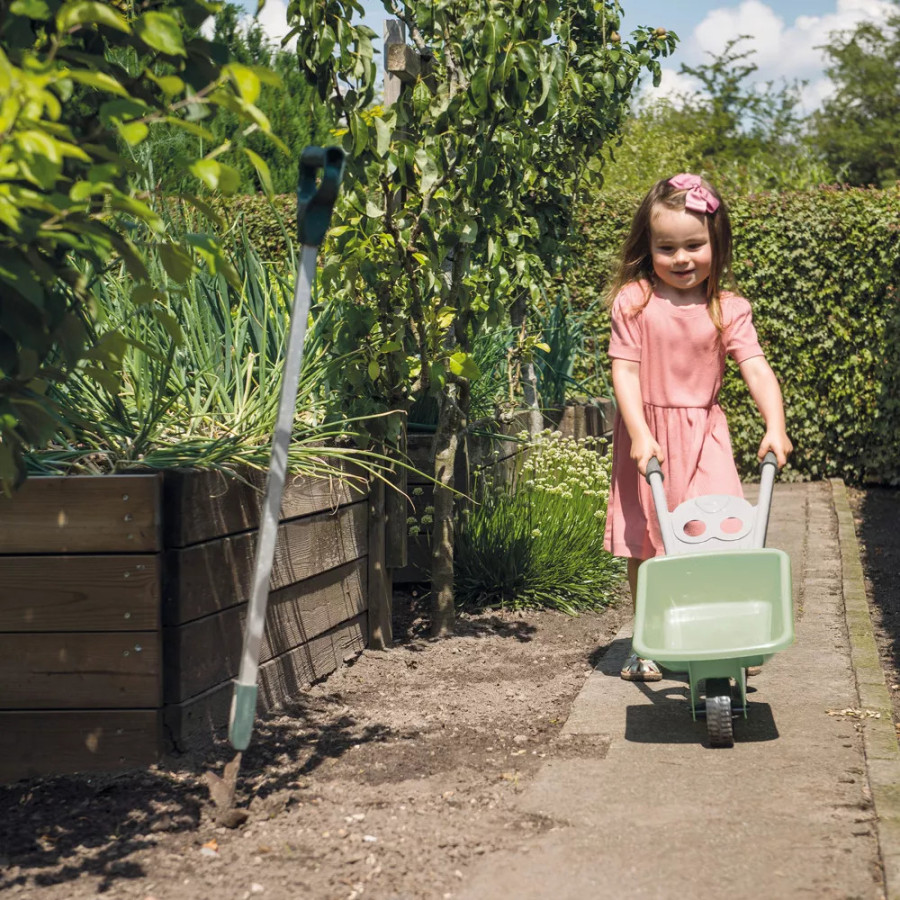 Zestaw taczka i akcesoria małego ogrodnika Green Garden / Dantoy