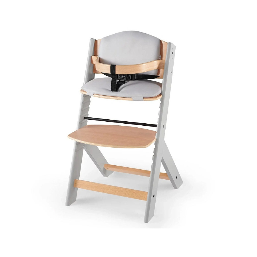 Krzesełko do karmienia Enock Grey + poduszka / Kinderkraft