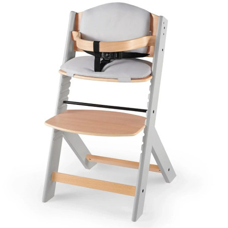 Krzesełko do karmienia Enock Grey + poduszka / Kinderkraft