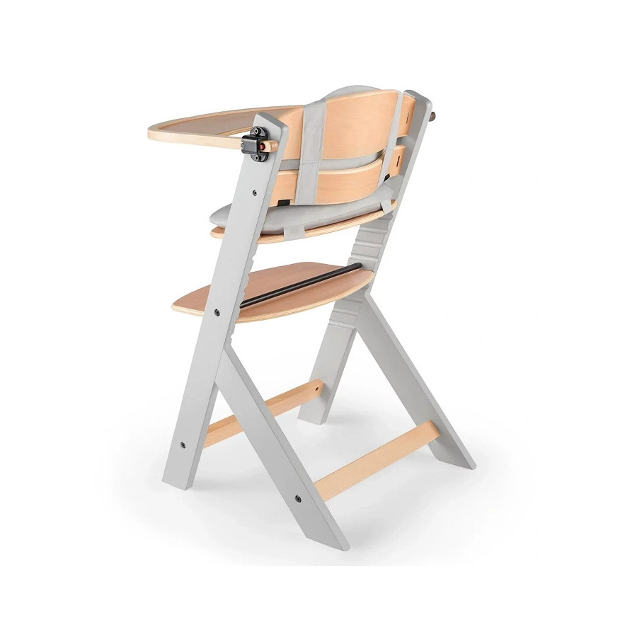 Krzesełko do karmienia Enock Grey + poduszka / Kinderkraft