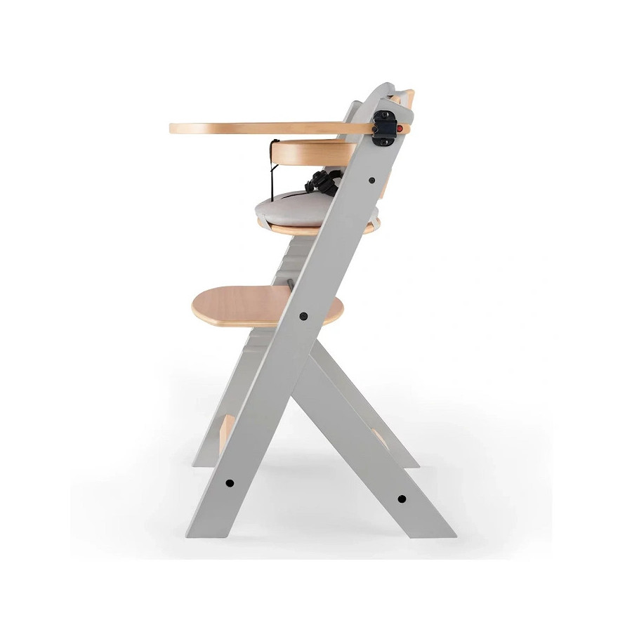 Krzesełko do karmienia Enock Grey + poduszka / Kinderkraft
