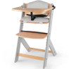 Krzesełko do karmienia Enock Grey + poduszka / Kinderkraft