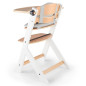 Krzesełko do karmienia Enock White + poduszka / Kinderkraft