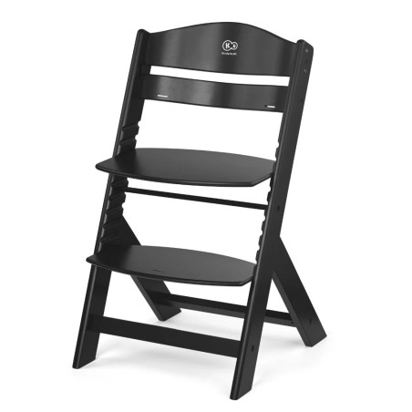 Krzesełko do karmienia Enock Black + poduszka / Kinderkraft
