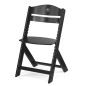Krzesełko do karmienia Enock Black + poduszka / Kinderkraft
