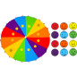 Chusta edukacyjna duże koła 3 m + 12 emocji / Akson