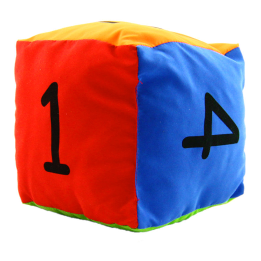 Kostka edukacyjna Cyfry 15 cm / Akson Kostka edukacyjna Cyfry 15 cm / Akson