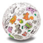 Piłka balonowa do kolorowania Zwierzątka 35 cm / Akson