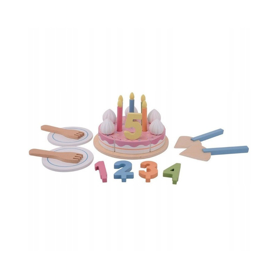 Tort urodzinowy + akcesoria / Joueco