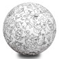 Piłka balonowa do kolorowania Jednorożce 35 cm / Akson