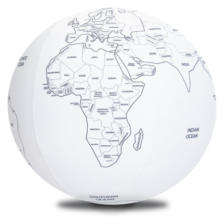 Piłka balonowa do kolorowania Państwa Świata ENG 30 cm / Akson