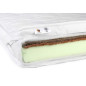 Materac BioFoam pianka + kokos 200x90 cm / YappyKids Materac BioFoam pianka + kokos 200x90 cm / YappyKids