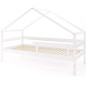 Łóżeczko młodzieżowe Hytte Białe 200x90 cm / YappyKids