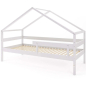 Łóżeczko młodzieżowe Hytte Szare 200x90 cm / YappyKids Łóżeczko młodzieżowe Hytte Szare 200x90 cm / YappyKids