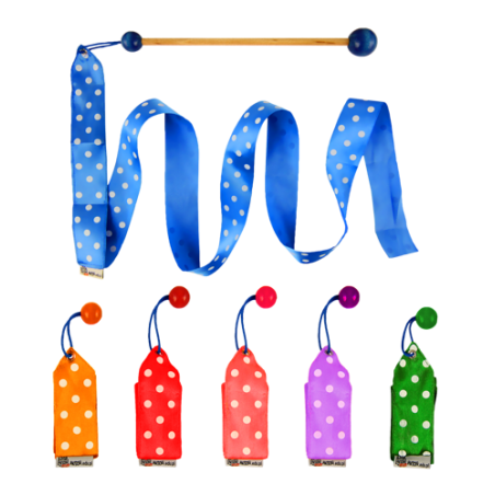 Wstążka gimnastyczna Junior różowa 1,5 m / Akson