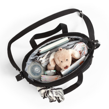 Torba dla mamy do wózka Carmen czarna / Babyono