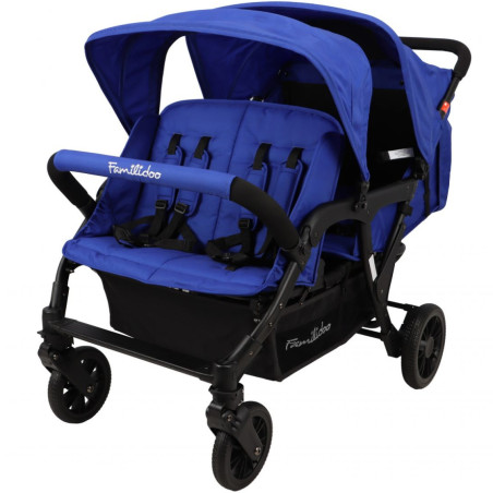 Wózek spacerowy do żłobka Lidoo Lite Arctic 4-osobowy / Familidoo