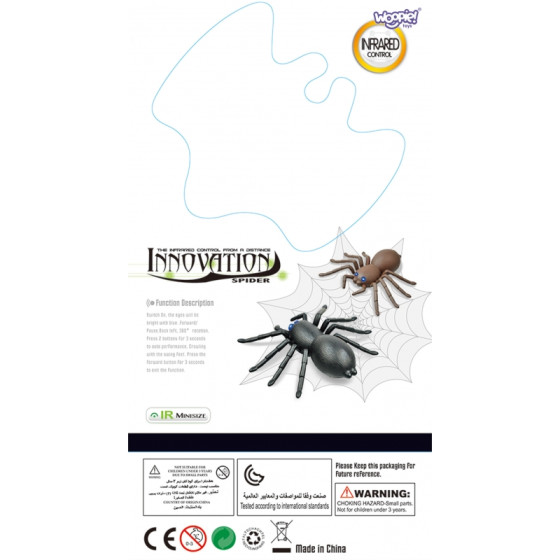 Pająk interaktywny zdalnie sterowany / Woopie