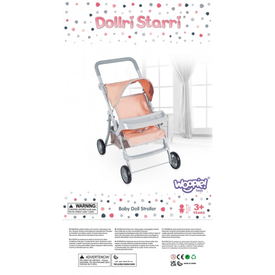 Spacerówka dla lalek w kwiaty / Woopie