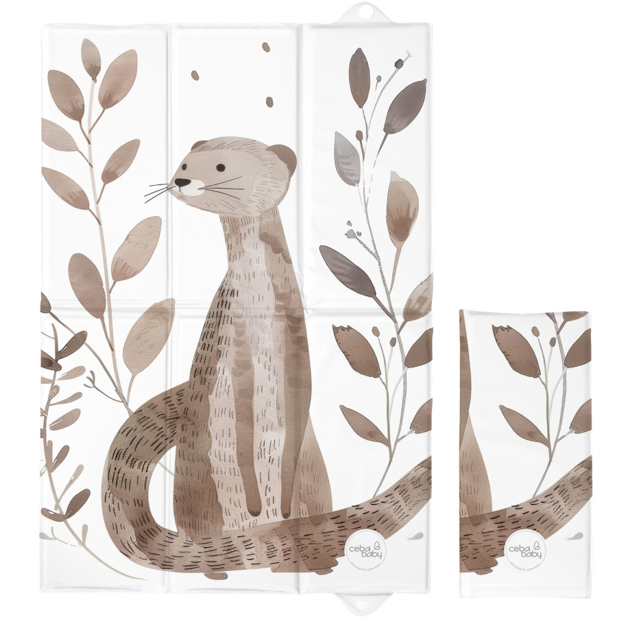 Składana mata do przewijania 40x60 cm Clever Otter / Ceba Baby Składana mata do przewijania 40x60 cm Clever Otter / Ceba Baby