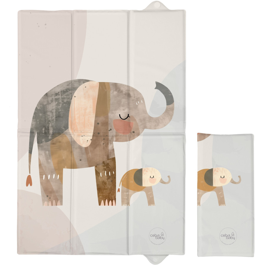 Składana mata do przewijania 40x60 cm Elephant Family / Ceba Baby Składana mata do przewijania 40x60 cm Elephant Family / Ceba Baby