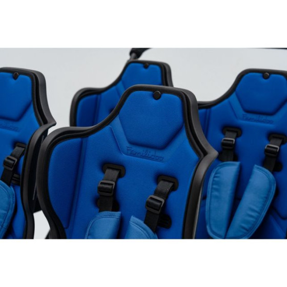 Wózek spacerowy do żłobka Lidoo Revers Blue 4-osobowy / Familidoo