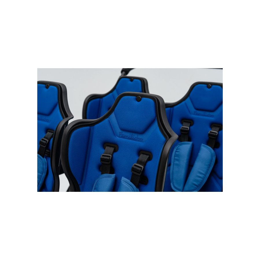 Wózek spacerowy do żłobka Lidoo Revers Blue 4-osobowy / Familidoo