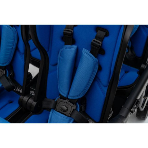 Wózek spacerowy do żłobka Lidoo Revers Blue 4-osobowy / Familidoo