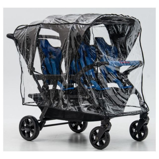 Wózek spacerowy do żłobka Lidoo Revers Blue 4-osobowy / Familidoo
