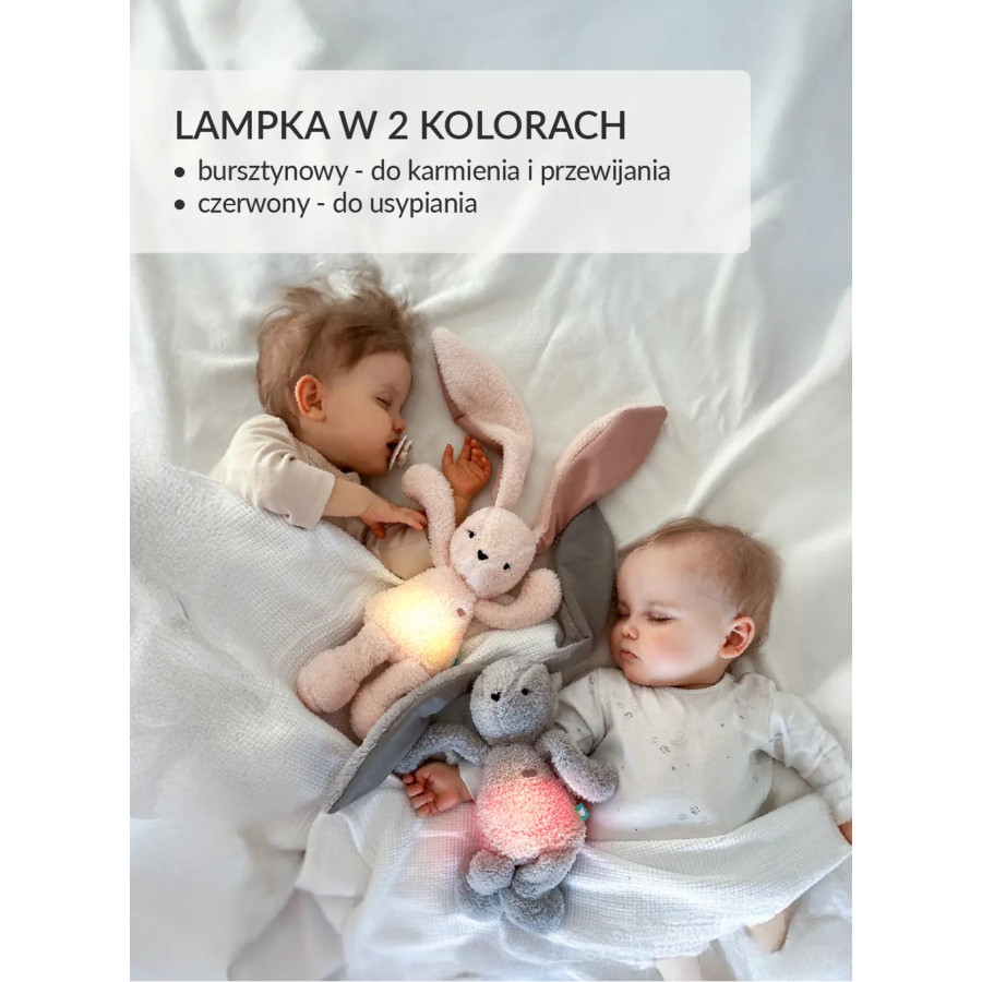 Szumiący królik 5w1 z lampką Beżowy / Szumisie