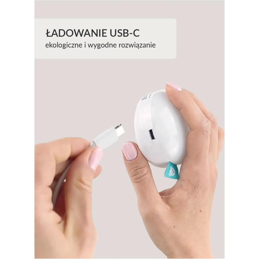 Szumiący królik 5w1 z lampką Różowy / Szumisie