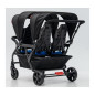 Wózek spacerowy do żłobka Lidoo Revers Red 4-osobowy / Familidoo