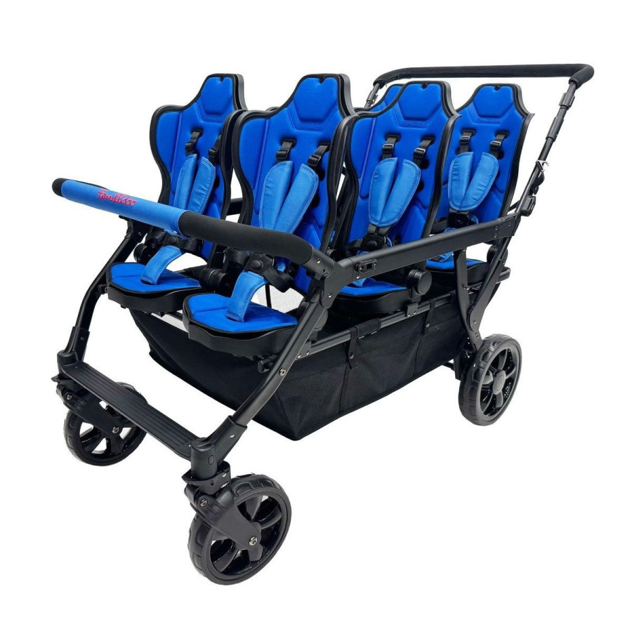 Wózek spacerowy do żłobka Lidoo Revers Blue 6-osobowy / Familidoo