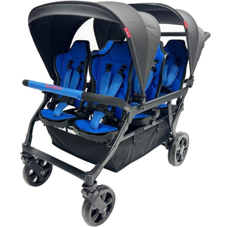 Wózek spacerowy do żłobka Lidoo Revers Blue 6-osobowy / Familidoo