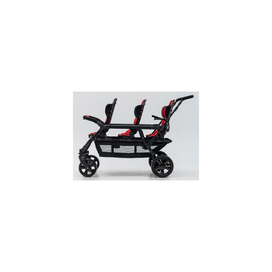 Wózek spacerowy do żłobka Lidoo Revers Blue 6-osobowy / Familidoo
