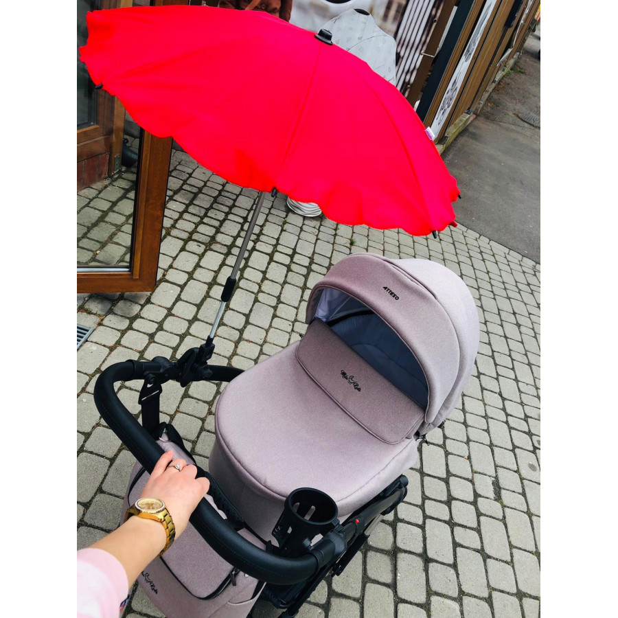 Parasolka uniwersalna do wózka dziecięcego Czerwona / Camicco