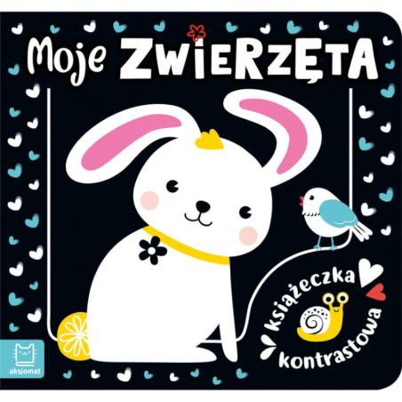 Książeczka kontrastowa Moje zwierzęta / Aksjomat