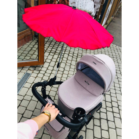 Parasolka uniwersalna do wózka dziecięcego Malinowa / Camicco