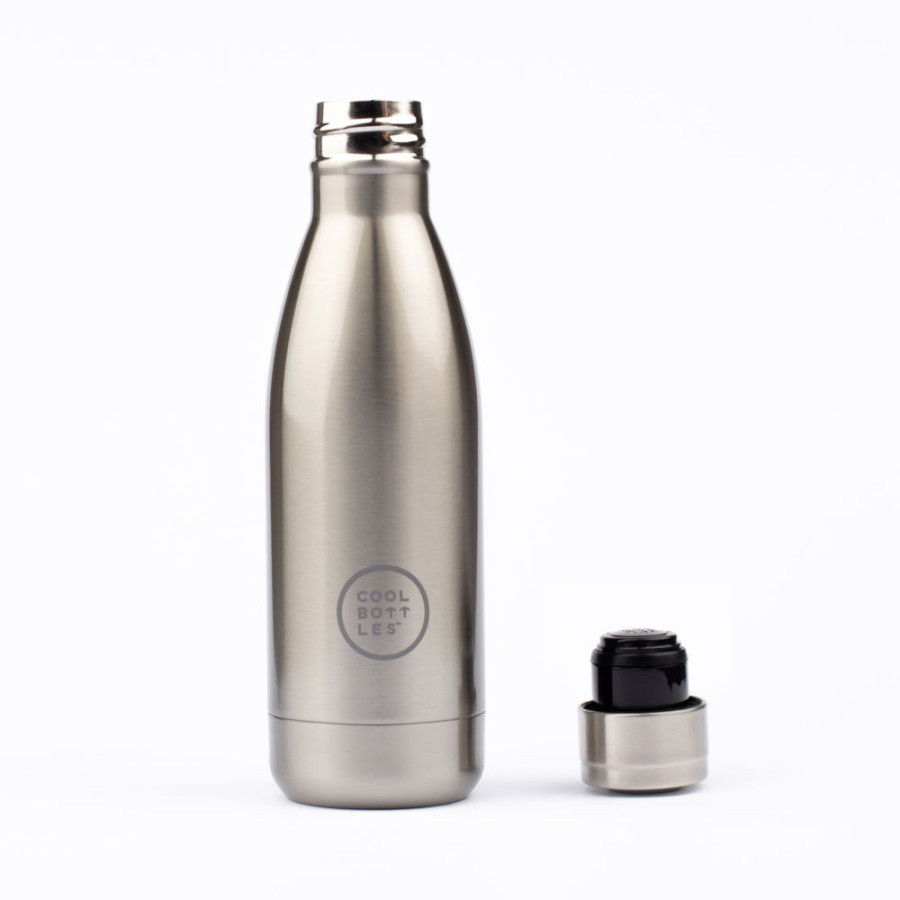 Butelka termiczna Triple cool 350 ml Metallic silver / Cool Bottles