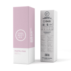 Butelka termiczna 500 ml Pastel pink / Cool Bottles
