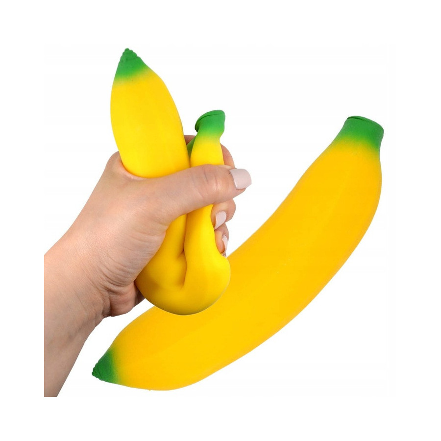Gniotek banan antystresowy 20 cm / Baumann